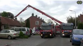 Woningbrand in Aalsmeer (Begoniastraat)