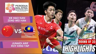 Xie Hao Nan/Zeng Wei Han (CHN) vs Arif/Yap (MAS) - R32 | Malaysia Masters 2024