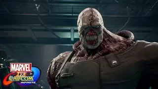 Resident Evil Nemesis And Chris MARVEL vs CAPCOM Infinite