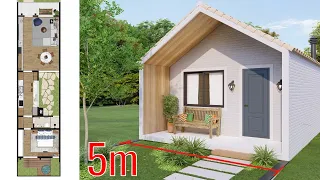 Small House on Narrow Plot - 5 Meters Wide!