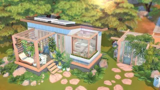 Gardener's Modern Micro home | (no cc) The Sims 4 Speed Build