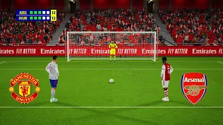 PES 2022 | Arsenal vs Manchester United | Penalty Shootout | Ronaldo eFootball 2022 Gameplay PC