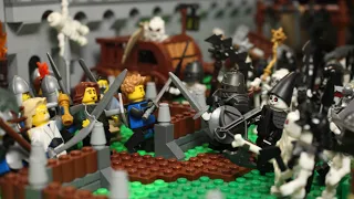 LEGO The GREAT SKELETON WAR: The Dark Siege of Falkenhayn - Stop Motion Video