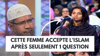 UNE QUESTION A SUFFIT POUR QU'ELLE ACCEPTE L'ISLAM : Zakir Naik en français