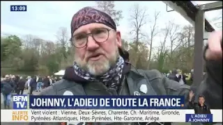 Les bikers de toute la France ont rendu hommage à Johnny Hallyday