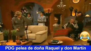 Pasión de gavilanes pelea cómica entre don Martín y Raquel