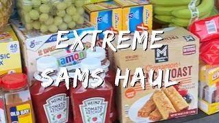 Extreme Sam’s Grocery Haul  #samshaul #groceryshopping #foodblogger