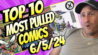 Top 10 Most Pulled Comic Books 6/5/24 This Title Dominates The Number One Spot 🤯