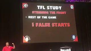 Georgia HC Kirby Smart - TFL Study (Two Trap Pressures & Stemming the Front)