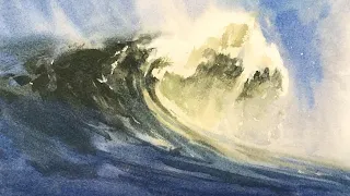 How to Paint a Wave in Watercolor