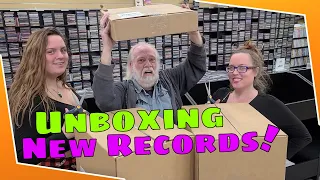 Unboxing Brand New Vinyl Records & CD's in the Record Store