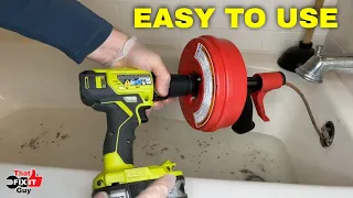 Clear Your Clogged Bathtub Drain Easily With This Handy Drill Attachment!