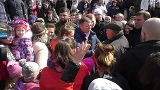 Кандидат у президенти від Радикальної партії Олег Ляшко відвідав Коростень ®
