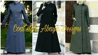 Classy Hijab Fashion || latest coat style Abaya/ Burqa  Designs || Jilbab Styles