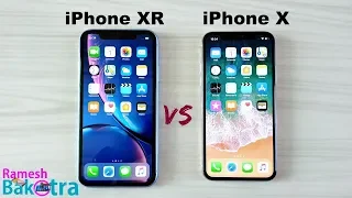 Apple iPhone XR vs iPhone X SpeedTest and Camera Comparison