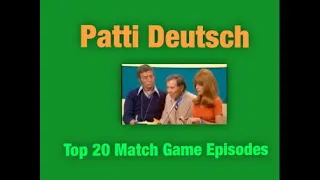Patti Deutsch Top 20 Episodes of Match Game