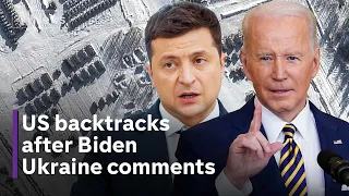 Biden clarifies Ukraine ‘minor incursion’ comment, after criticism from Ukrainian president