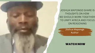 This is What Joshua Maponga Said About How Africans Should Deal With Imperialists #bobsankarian