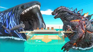 Megalondon rex + Aquatics + BLOOP VS VOLCANO Godzilla + Burning Godzilla + Heisei Godzilla - ARBS