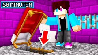 60 MINUTEN Om Te ONTSNAPPEN Uit Een ROZE GEVANGENIS! (Minecraft)