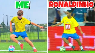 RECREATING VIRAL FOOTBALL MOMENTS !