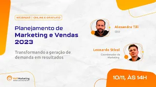 Webinar: Planejamento de Marketing e Vendas 2023