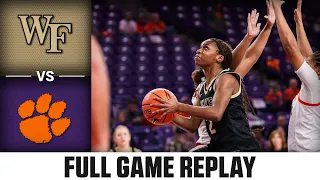 Wake Forest vs. Clemson Full Game Replay | 2023-24 ACC Women’s Basketball