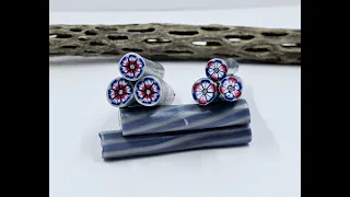 Polymer Clay "4th of July" Canes series Tutorial part #1
