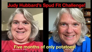 Super Spuddy - Judy Hubbard's potato only Spud Fit Challenge