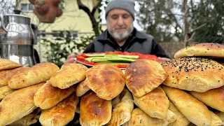 TURKISH BOREK 🥖 SIMPLE AND DELICIOUS PASTRY RECIPE❗ old village kitchen 👨‍🍳 ASMR