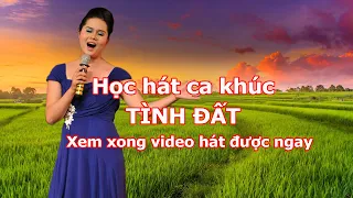 Học hát ca khúc Tình Đất | Giảng viên Thanh Hòa | Trung tâm nghệ thuật Trống Đồng