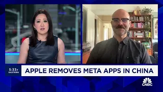 Apple, Meta caught in proxy war between U.S. and China, NY Times' Mike Isaac suggests