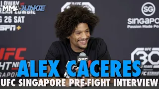 Alex Caceres Jumped on Short Notice Giga Chikadze Fight, Not Worried About Title | UFC Singapore