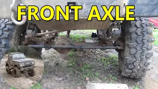 1987 Suzuki Samurai front axle disassembly.