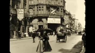 Berlin Germany in 1896 (sound added)