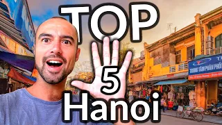 🇻🇳| TOP 5 HANOI, Vietnam. A Walk Through Time