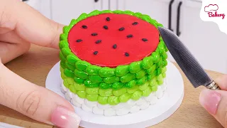 [💕Mini Cake 💕] So Tasty Watermelon Mousse Cake  | Mini Bakery