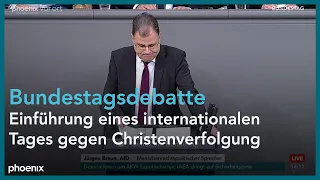 Bundestagsdebatte zur Einführung eines internationalen Tages gegen Christenverfolgung am 27.01.23