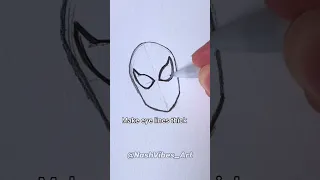 How to Draw SpiderMan! Very easy Tutorial! Spiderman No Way Home! (#Shorts)