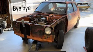 Engine coming out boys!