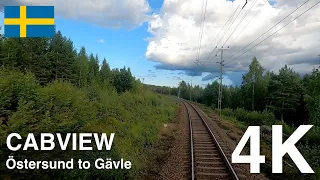 4K CABVIEW: Östersund to Gävle