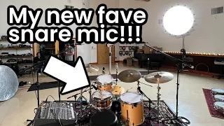 Testing a new SNARE MIC at Foo Fighters’ studio