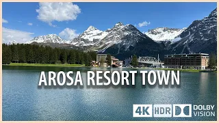 Arosa, Switzerland 🇨🇭An Unkown Fairytale Corner ☀️🌳 4k HDR 60fps Walking Tour