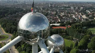 Atomium, Belgium - 4K Cinematic Drone Video