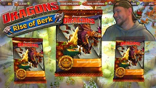 1ST & LAST FALLFEST PACKS!!!!! | Dragons: Rise Of Berk #217
