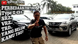 #Toyota Fortuner 2019 Type G SRZ VRZ TRD Diesel & Bensin | Review All Varian Toyota Fortuner 2019