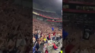 Lyon fans chanting Shaqiri’s name before he assisted Lyon’s second goal last night! 😍🔥