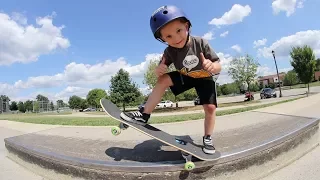FATHER SON SKATEBOARD SESSION!