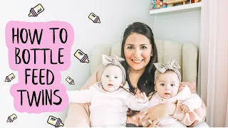 HOW TO BOTTLE FEED TWINS | Preparation & Feeding