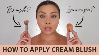 BEST WAY TO APPLY CREAM BLUSH | NINA UBHI